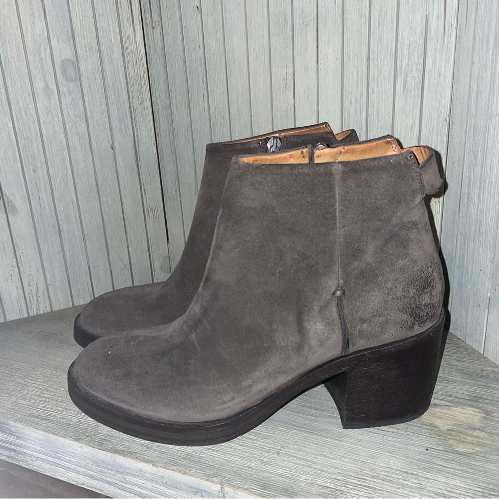 Alberto Fermani Suede Ankle Boots Made in Italy 36